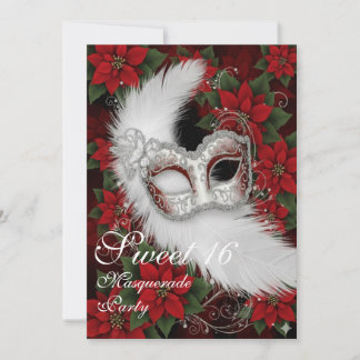 Elegante Weihnachts-Masquerade Sweet 16 Geburtstag