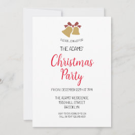 Elegante Weihnachts-Party Einladung
