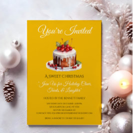 Elegante Weihnachts-Party Einladung | Moderne Einl