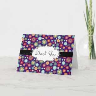 Elegante Weihnachts-Schneeflocken Feiertagskarte