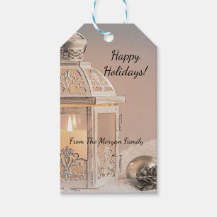 Elegante Weihnachtsbälle, Lantern Geschenkanhänger