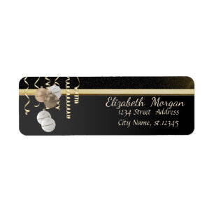 Elegante Weihnachtsbälle, Sparkle, Imitate Gold, S