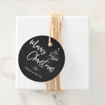 Elegante Weihnachtsbaum Chalkboard Frohe Weihnacht