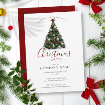 Elegante Weihnachtsbaum Corporate Holiday Party