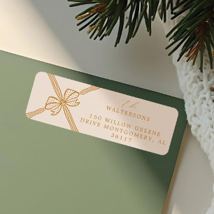 Elegante Weihnachtsbäume & Ribbon Gegenwart