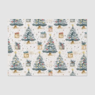 Elegante Weihnachtsbaumen Seidenpapier