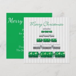 Elegante Weihnachtsbonbons Einladung