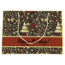 Elegante Weihnachtsdesign-Geschenktasche