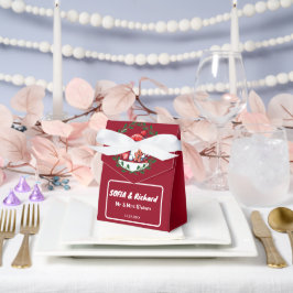 Elegante Weihnachtsfeier Geschenkschachtel