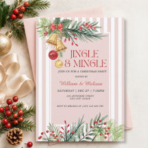 Elegante Weihnachtsfeier mit Jingle und Mingle