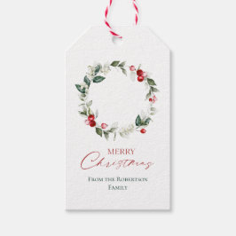 Elegante Weihnachtsfeiertag Geschenkanhänger