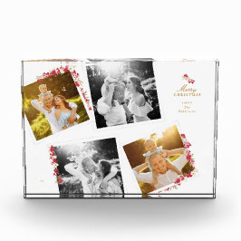 elegante Weihnachtsfotos Fotoblock