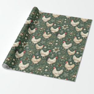 Elegante Weihnachtsgeburten Geschenkpapier