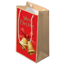 Elegante Weihnachtsglocken rote Feiertagskunst