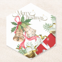 Elegante Weihnachtsglocken und Geschenke Holiday D