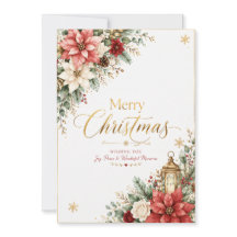 Elegante Weihnachtskarte