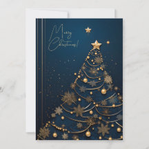 Elegante Weihnachtskartenserie