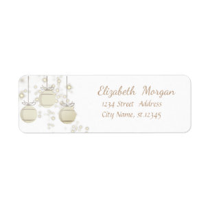Elegante Weihnachtskugeln, Glanz, falsches Gold