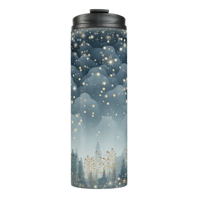 Elegante Weihnachtsreise Umarmung - Holiday Therma Thermosbecher (Vorderseite)
