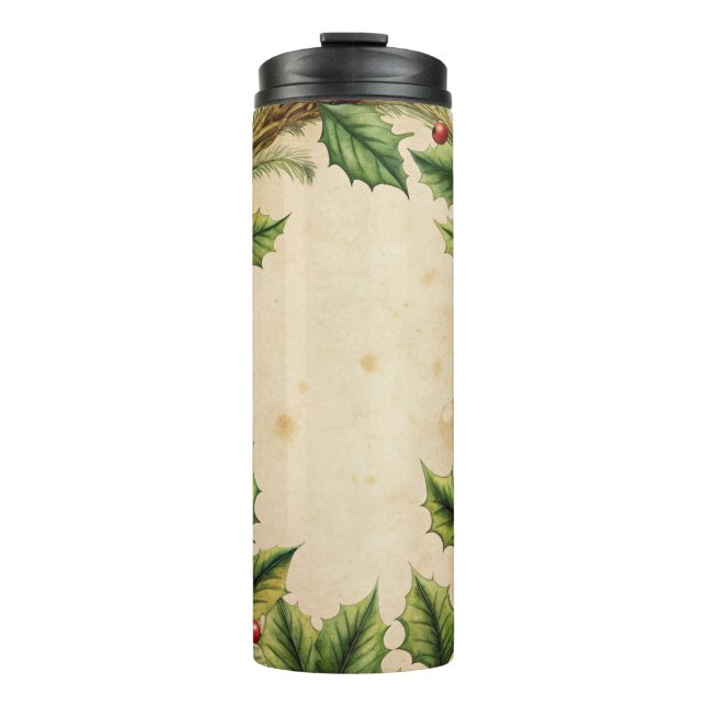 Elegante Weihnachtsreise Umarmung - Holiday Therma Thermosbecher (Vorderseite)