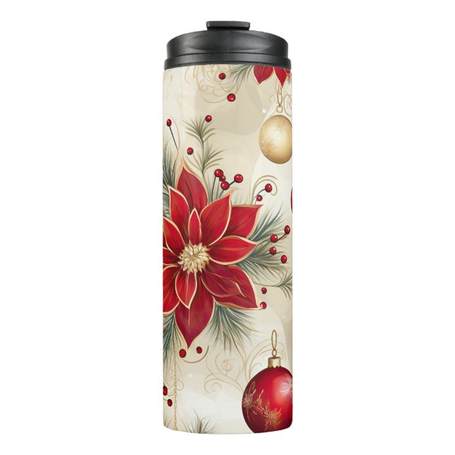 Elegante Weihnachtsreise Umarmung - Holiday Therma Thermosbecher (Vorderseite)