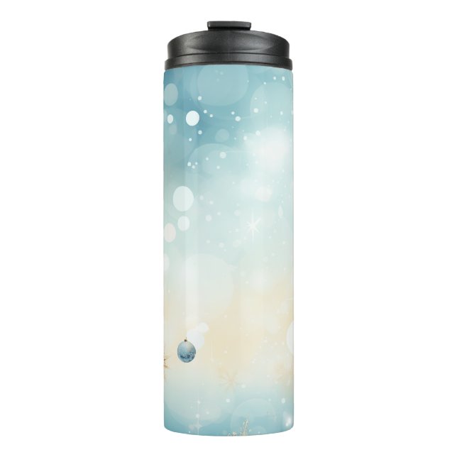Elegante Weihnachtsreise Umarmung - Holiday Therma Thermosbecher (Vorderseite)
