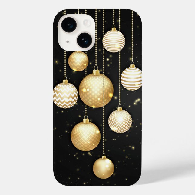 Elegante Weihnachtsschmuck Case-Mate iPhone 14 Hülle (Rückseite)