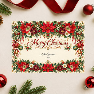 Elegante Weihnachtsstern-Frohe Weihnachten