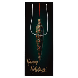 Elegante Weihnachtswein Geschenktasche Geschenktüte Für Weinflaschen