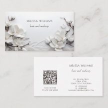 Elegante Weiße 3D Magnolie