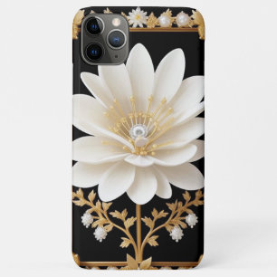 Elegante weiße Blume Case-Mate iPhone Hülle