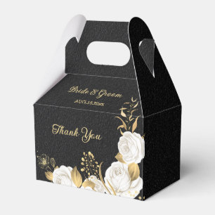 Elegante, weiße Blume Geschenkschachtel
