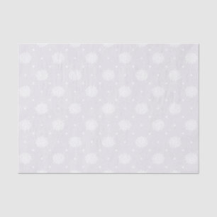 Elegante weiße Blumen-Spitze Seidenpapier