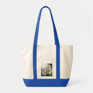 Elegante weiße Hortensien-Blumen-Tragetasche Bot Tragetasche