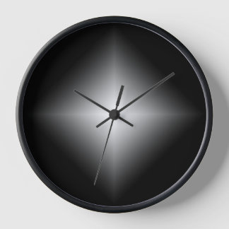 Elegante weiße Minimalistische und moderne Mauer Uhr