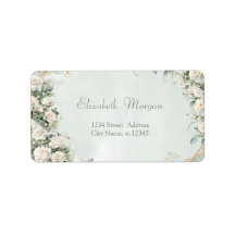 Elegante weiße Rosen Hochzeit