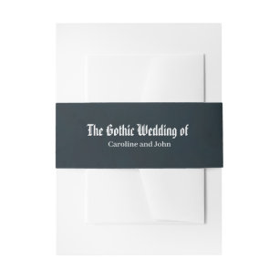 Elegante Weiße-Schwan-Hochzeitskollektion Einladungsbanderole
