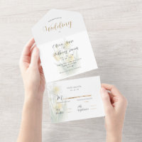 Elegante weiße und gelbe Daffodien Hochzeit