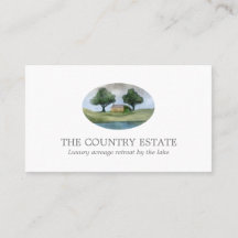 Elegante weiße Visitenkarte