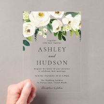 Elegante White Floral Wedding