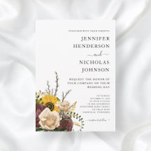 Elegante White Floral Wedding