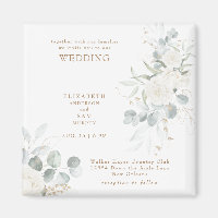 Elegante White Floral Wedding