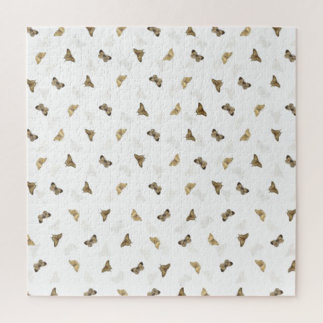 Elegante White Gold Schmetterlinge (Vertikal)