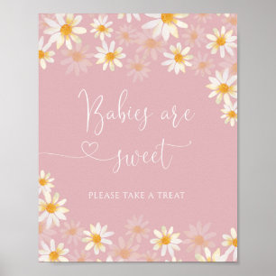 Elegante Wildblume Babies sind süßes Poster