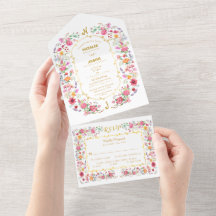 Elegante Wildblume Hochzeit im Wilhelm Garten