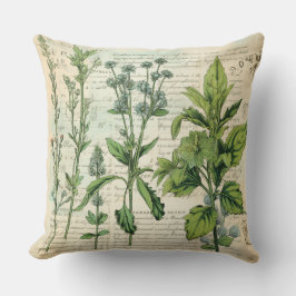 Elegante Wildblume Kissen