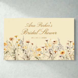 Elegante Wildblume Liebe ist in Bloom Brautparty Poster