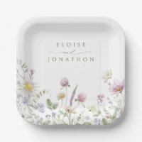 Elegante Wildblume Soft Pastel Botanische Hochzeit