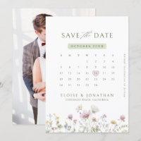 Elegante Wildblume Soft Pastel Botanisches Foto