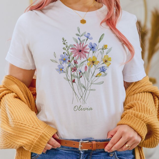 Elegante Wildblume T-Shirt (Von Creator hochgeladen)